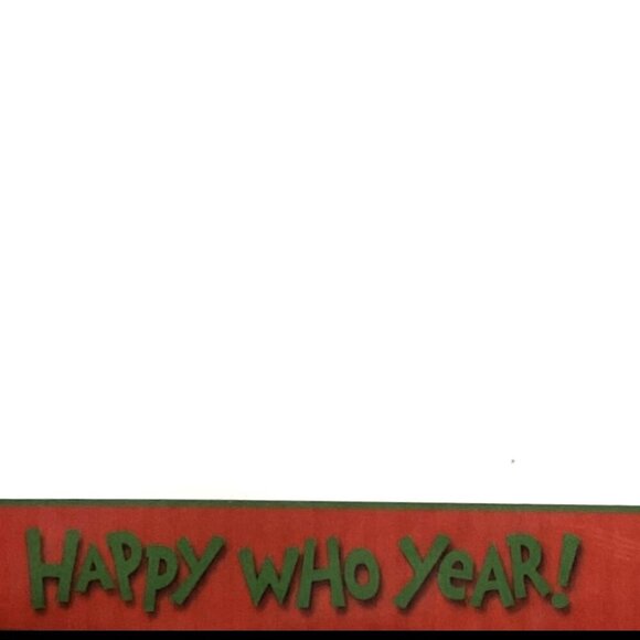DR SEUSS "MERRY GRINCHMASS" "HAPPY WHO YEAR" SUNRISE GREETING STATIONERY SET - Picture 4 of 8